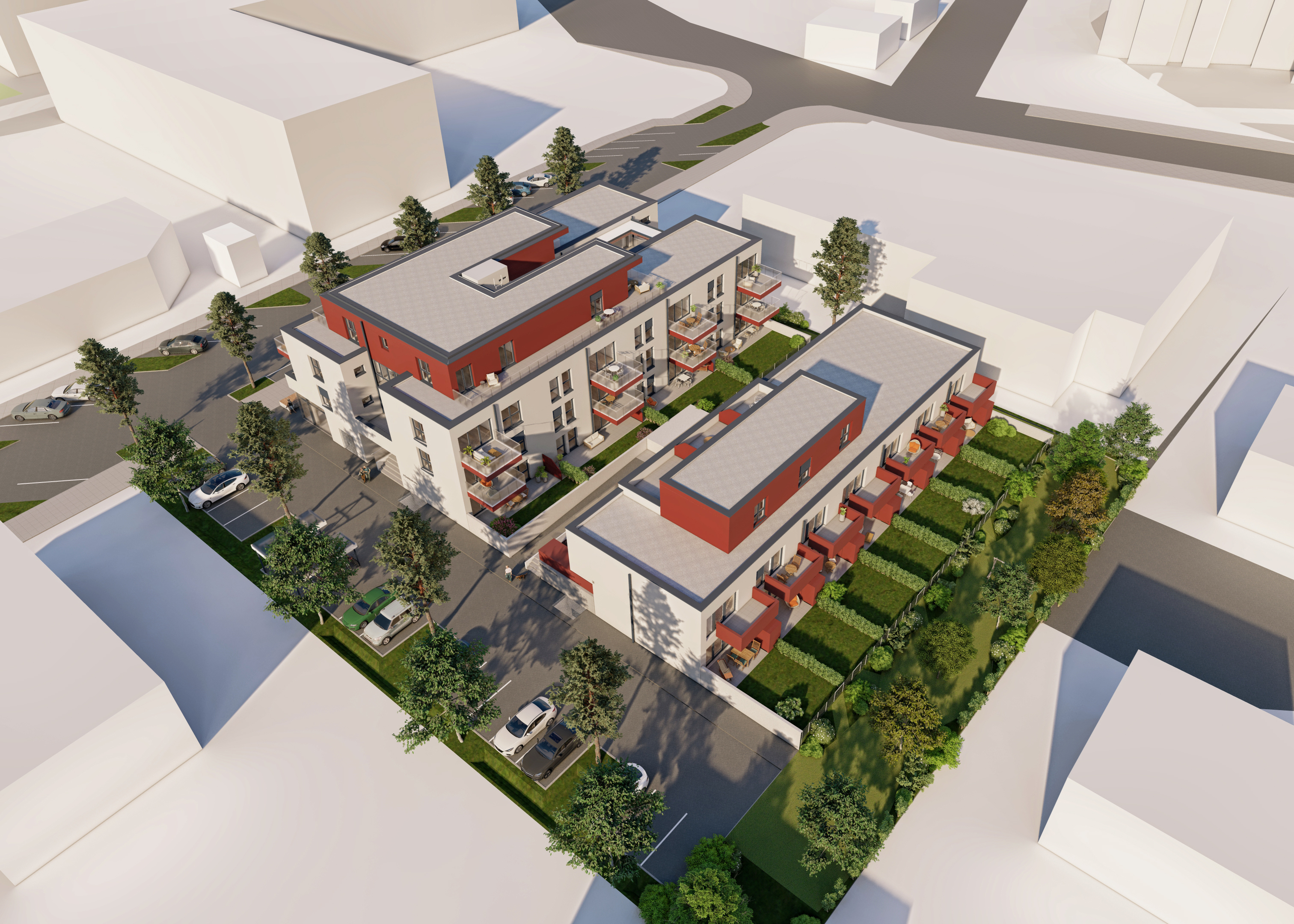 Wels Föhrenstraße VERKAUF Luftperspektive3 Bearbeitet