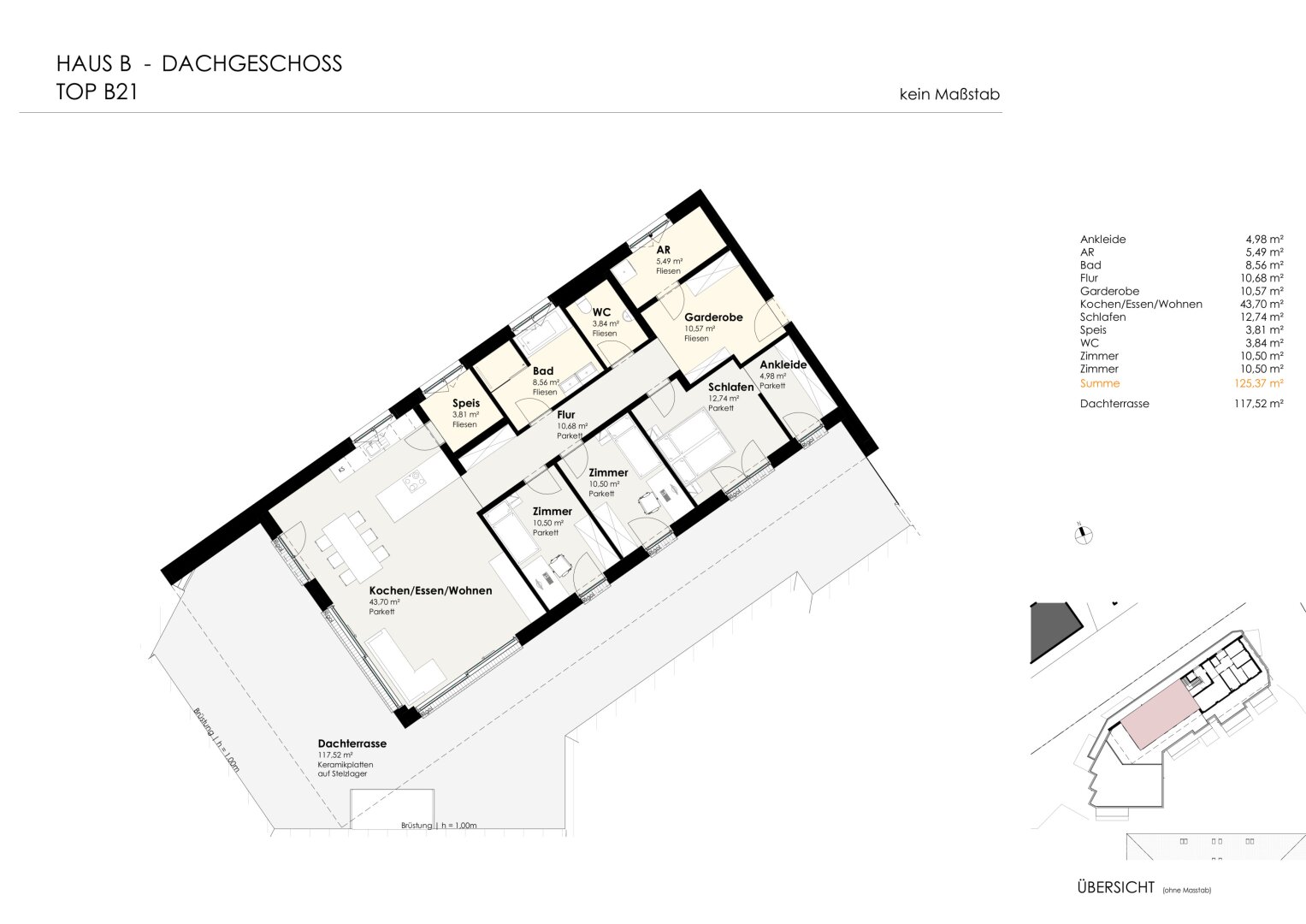 Wohnen für Generationen 4 - 73 neue Eigentumswohnungen in Leumühle/Pupping - Top B21