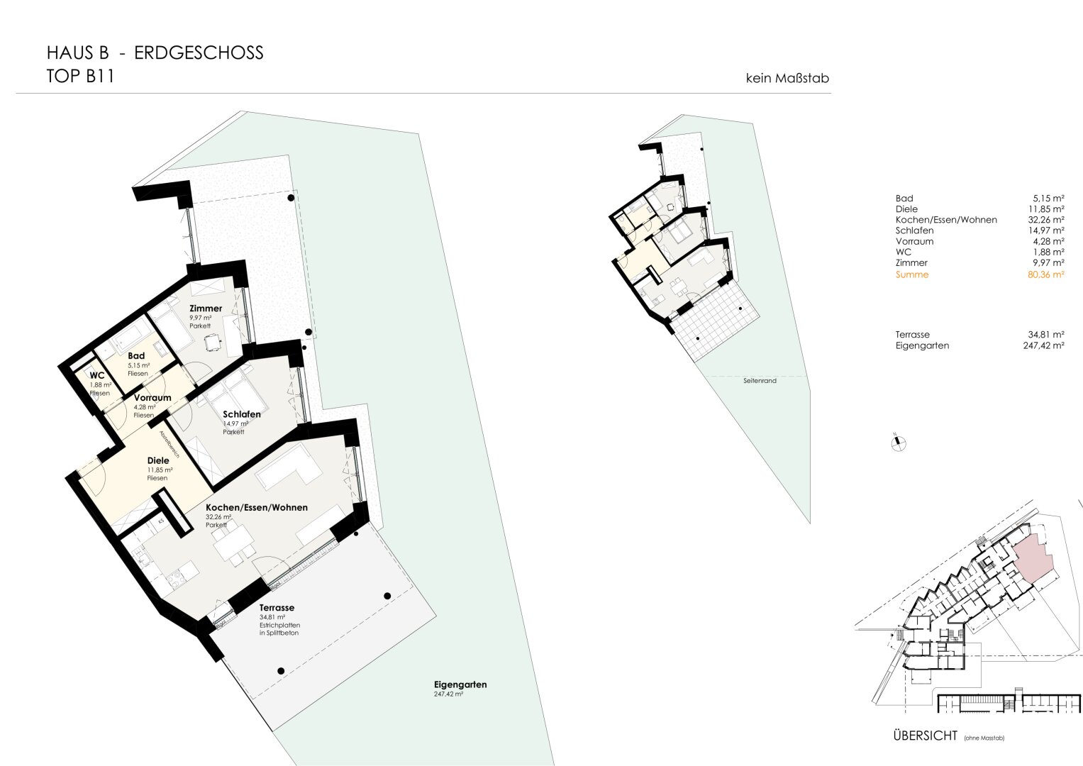 Wohnen für Generationen 4 - 73 neue Eigentumswohnungen in Leumühle/Pupping - Top B11