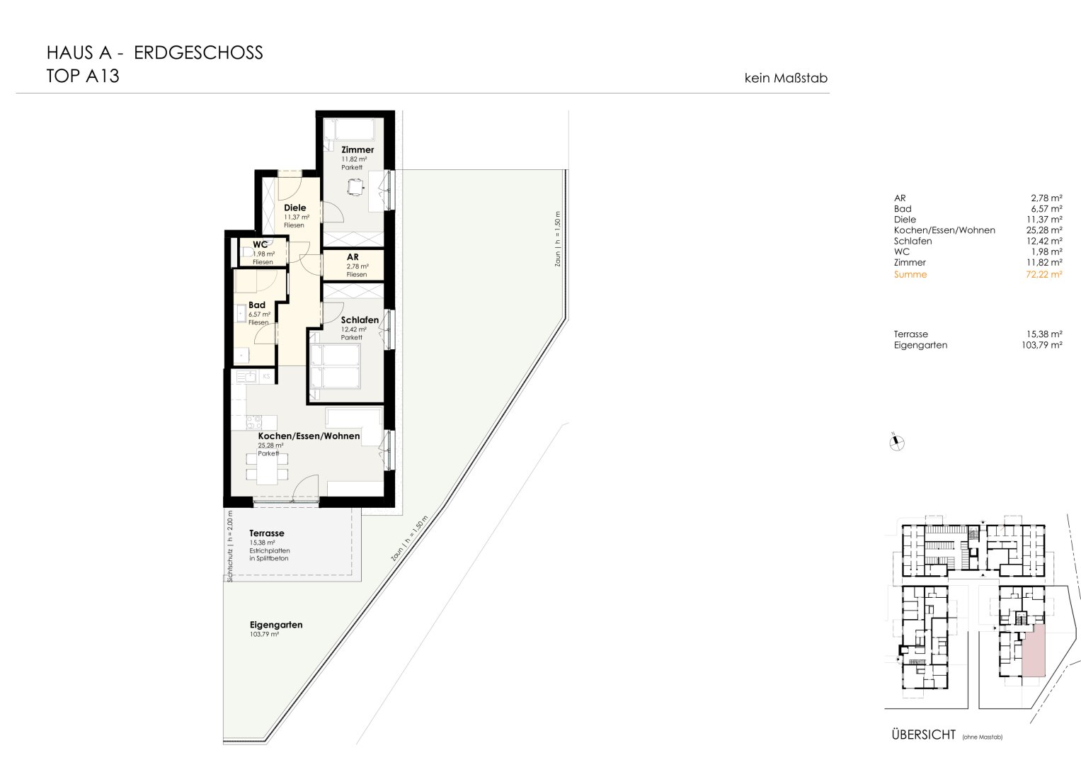 Wohnen für Generationen 4 - 73 neue Eigentumswohnungen in Leumühle/Pupping - Top A13