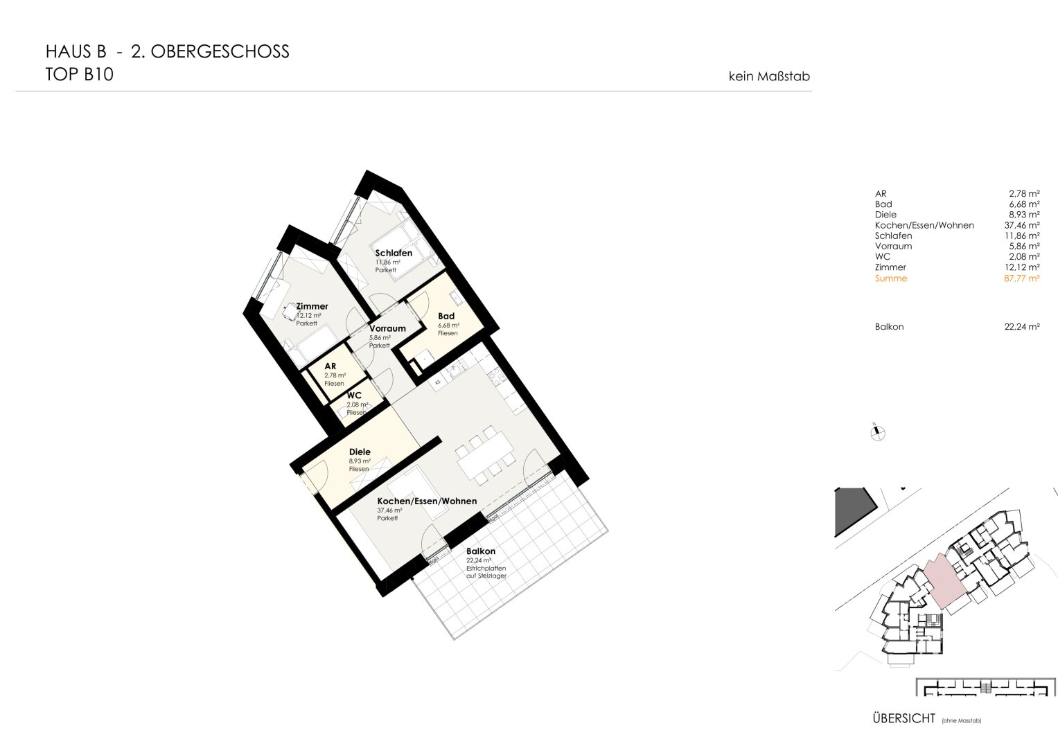 Wohnen für Generationen 4 - 73 neue Eigentumswohnungen in Leumühle/Pupping - Top B10