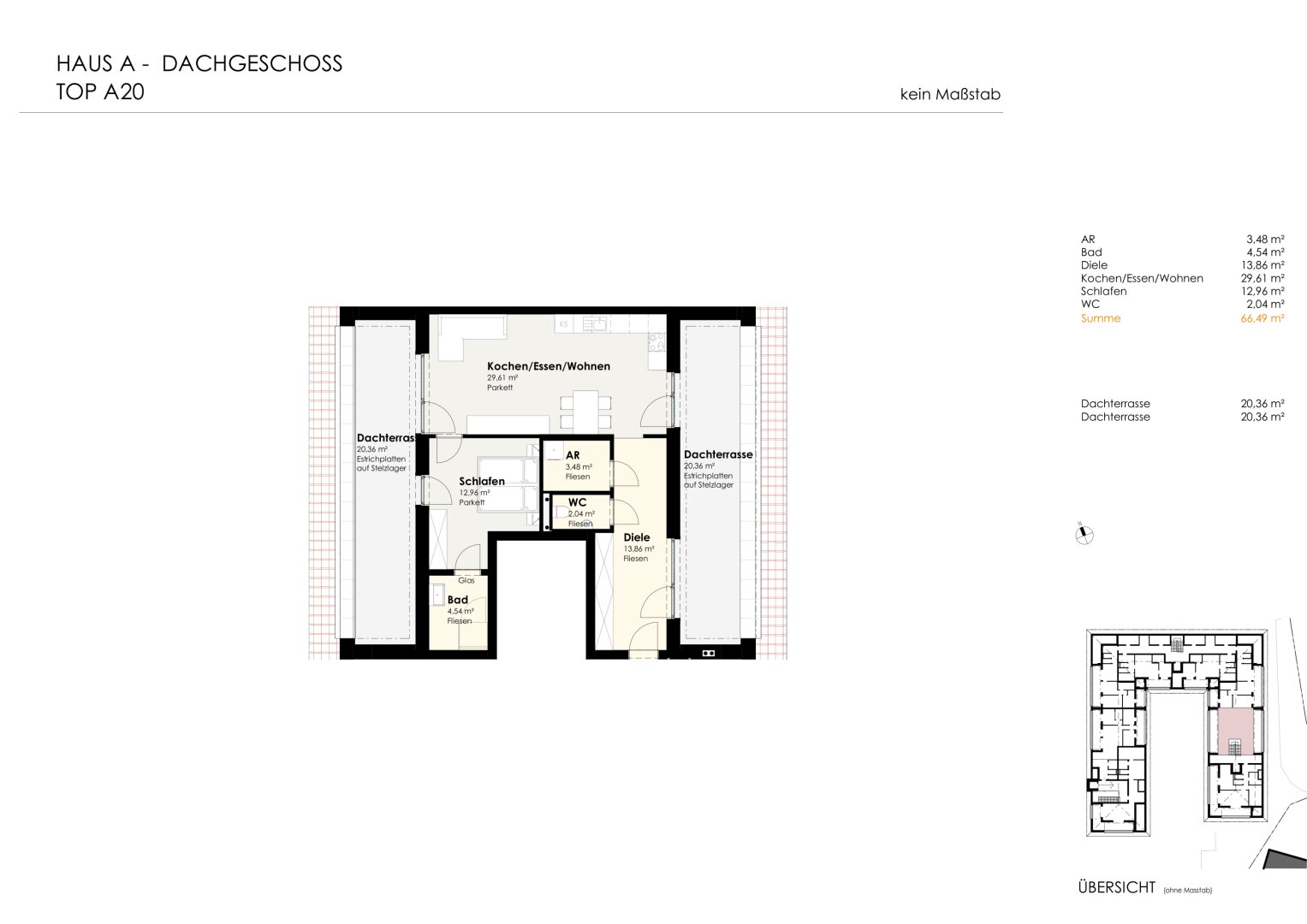 Wohnen für Generationen 4 - 73 neue Eigentumswohnungen in Leumühle/Pupping - Top A20