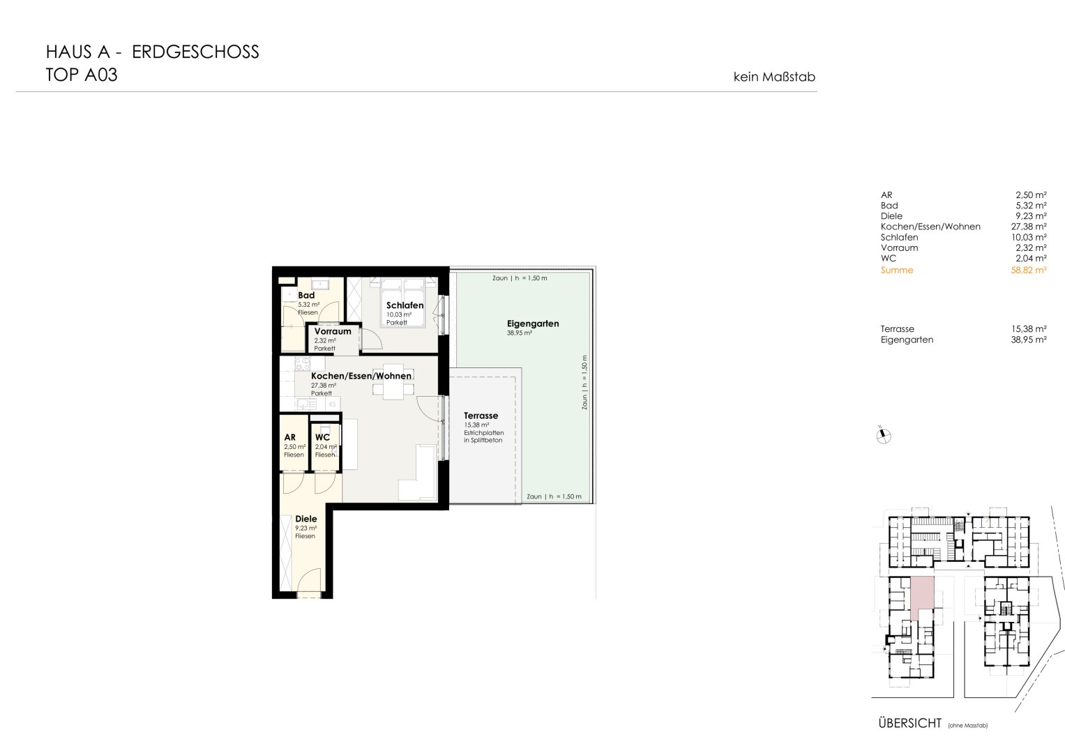 Wohnen für Generationen 4 - 73 neue Eigentumswohnungen in Leumühle/Pupping - Top A03