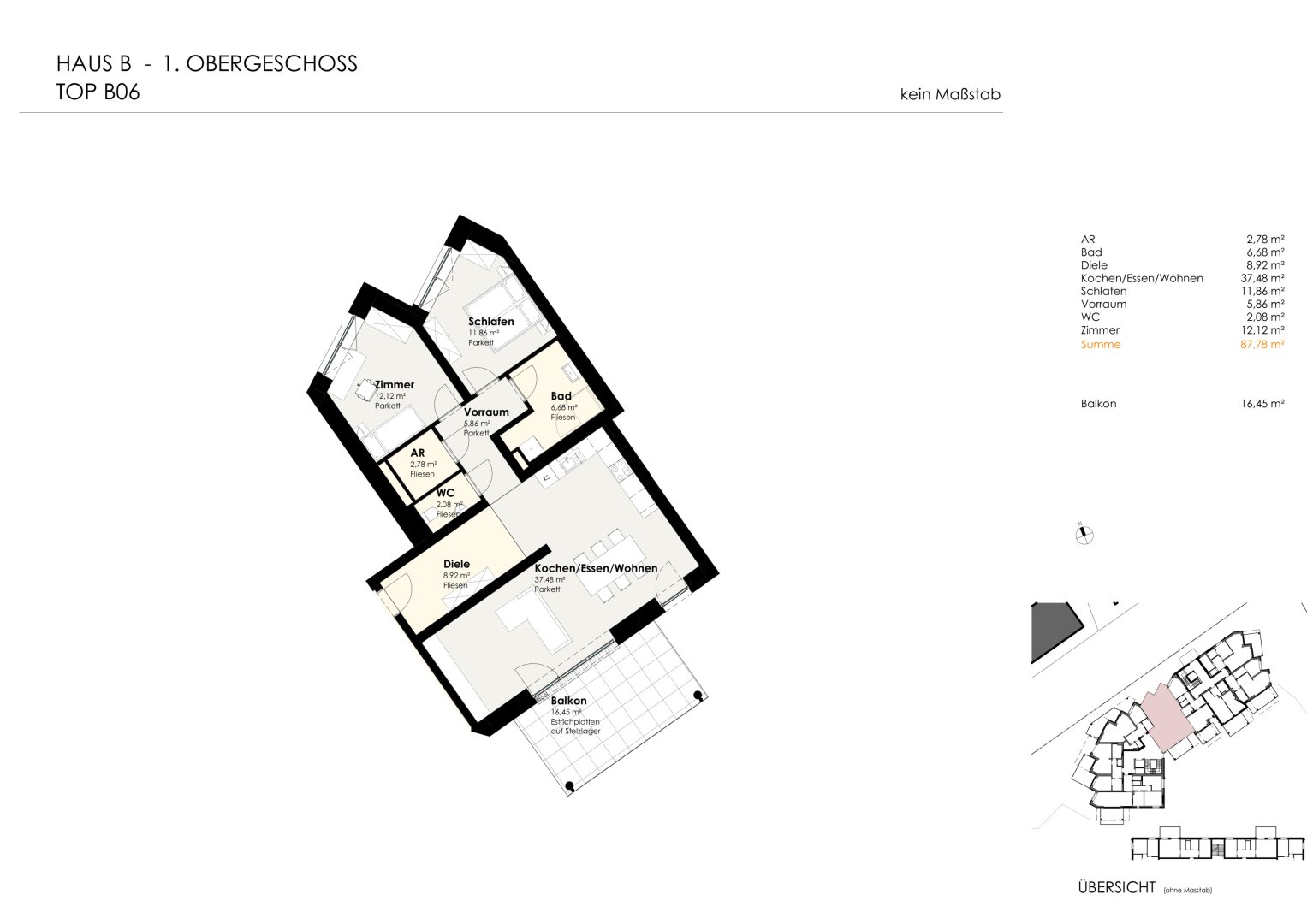 Wohnen für Generationen 4 - 73 neue Eigentumswohnungen in Leumühle/Pupping - Top B06