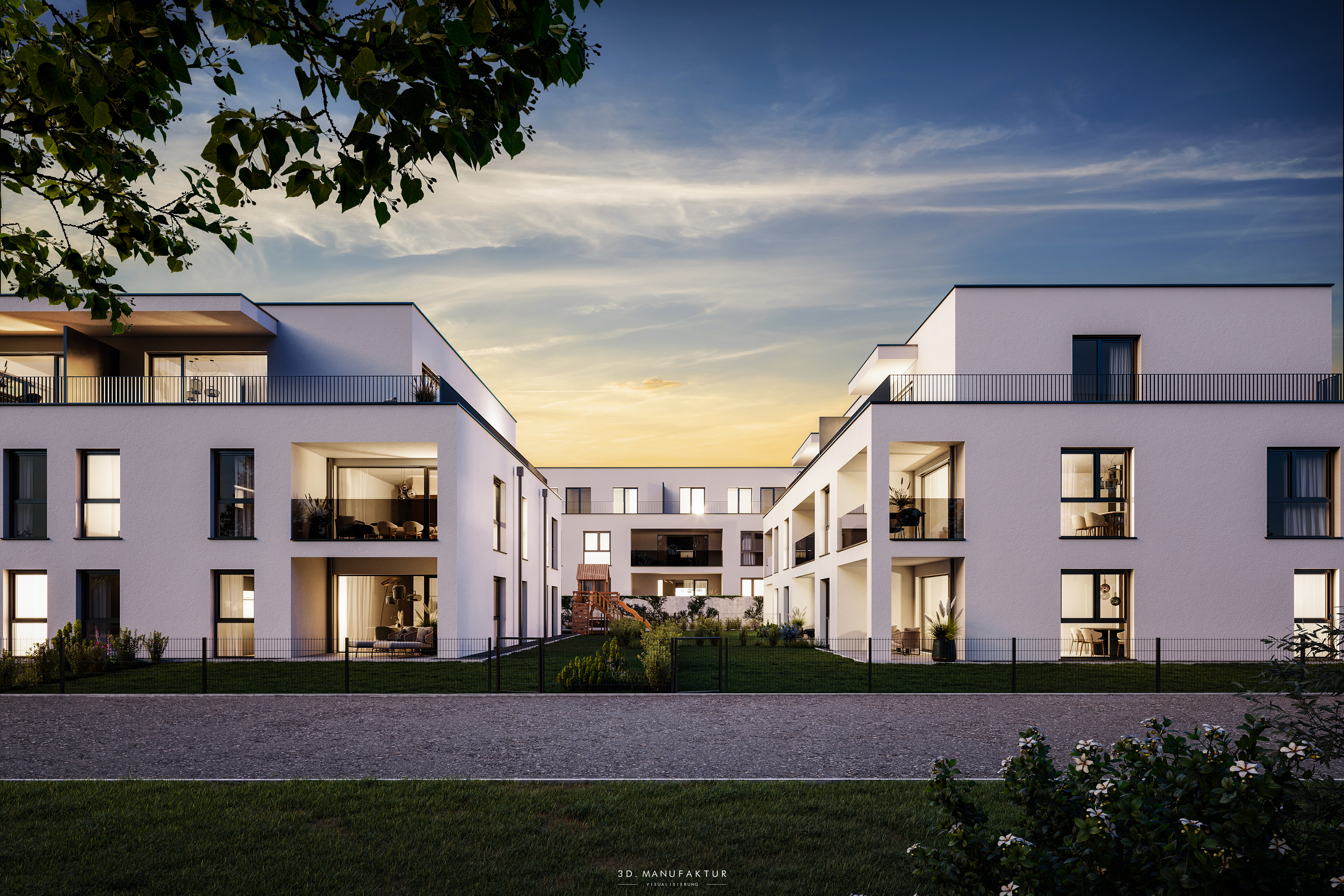Architekturvisualisierung BV Amstetten2 C002