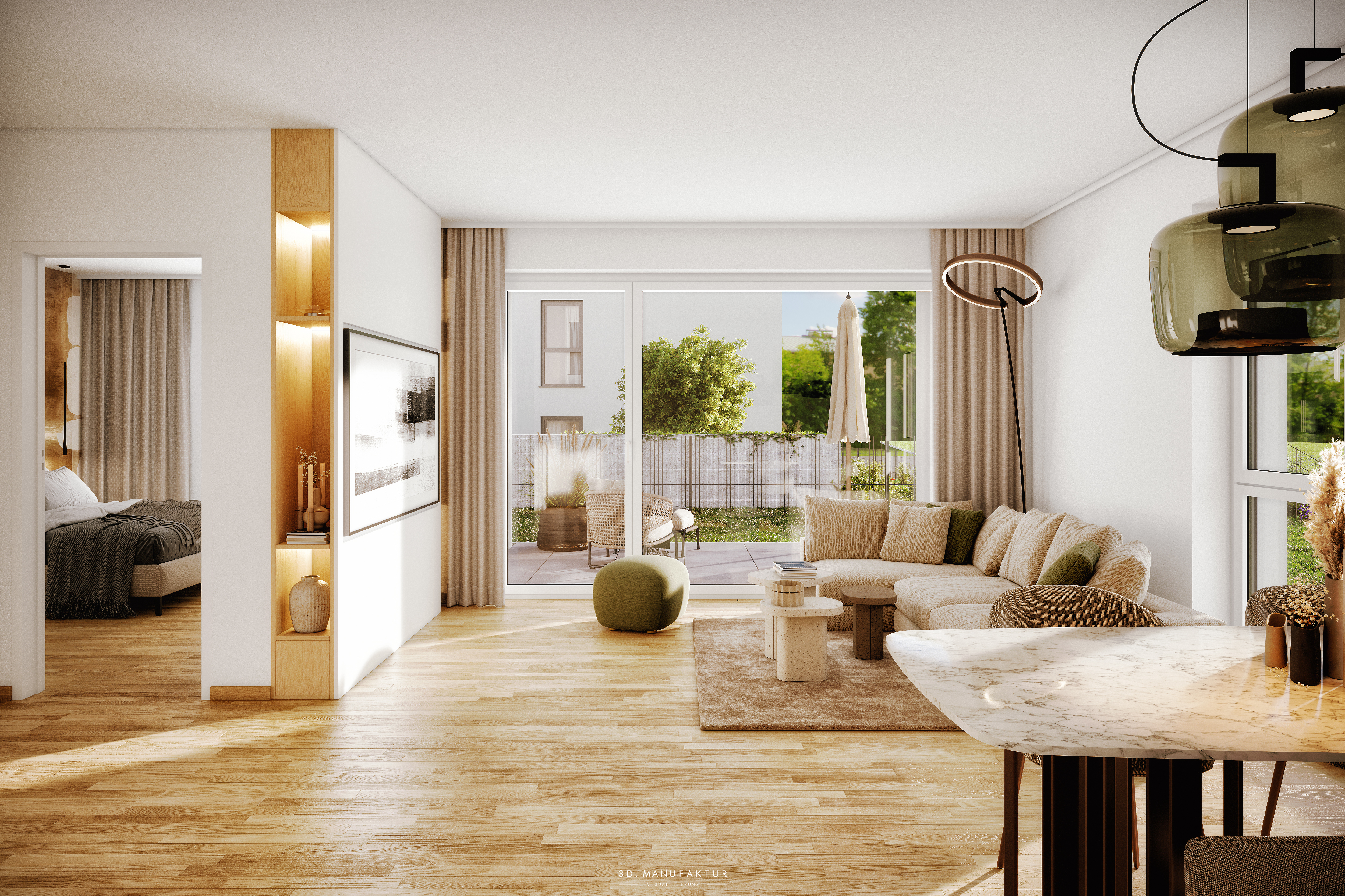 Architekturvisualisierung BV Amstetten2 Interior C015
