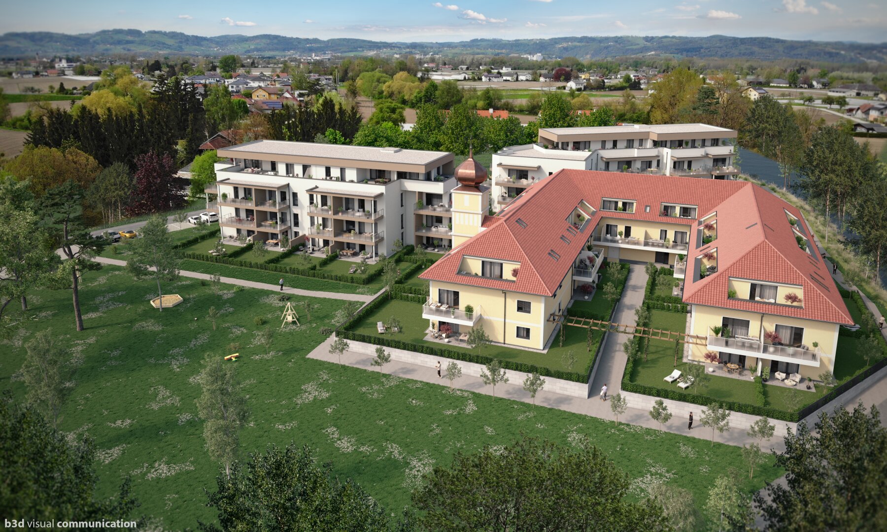 Wohnen für Generationen 4 - 73 neue Eigentumswohnungen in Leumühle/Pupping - Top B05