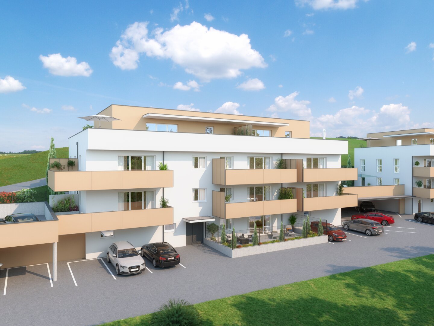 WOHNEN 4712 2.0 - 18 neue Eigentumsewohnungen in Michaelnbach - Top 3 Haus 3